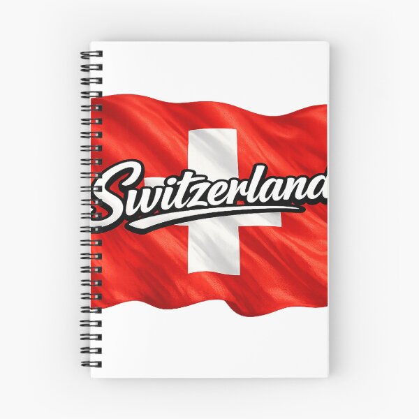Item preview, Switzerland Waving Flag Typography – Swiss National Pride Design designed and sold by GarnerSupplyCo.