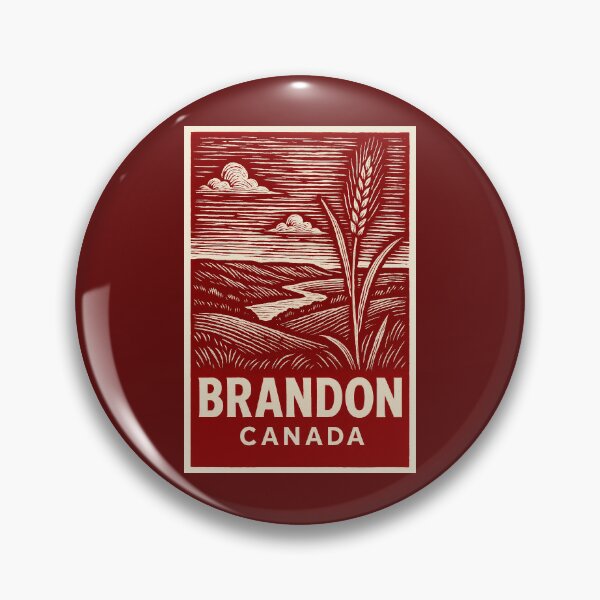 Item preview, Brandon Canada Linocut Style  designed and sold by Thistle-TShop.