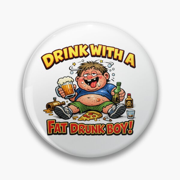 Item preview, I want Drink with a Drunk Funny Fat Boy designed and sold by Arte Cartoon From TagTeam Group.