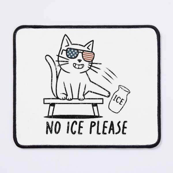 Item preview, No Ice Funny Cat designed and sold by MackenzieBin.
