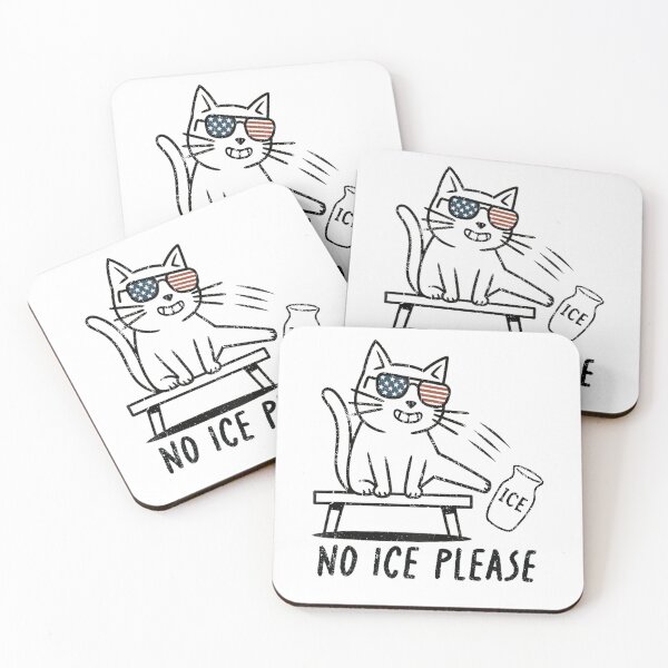 Item preview, No Ice Funny Cat designed and sold by MackenzieBin.