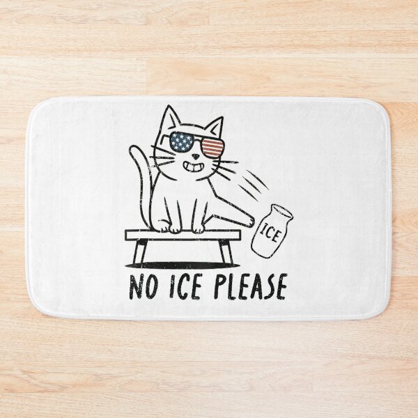 Item preview, No Ice Funny Cat designed and sold by MackenzieBin.