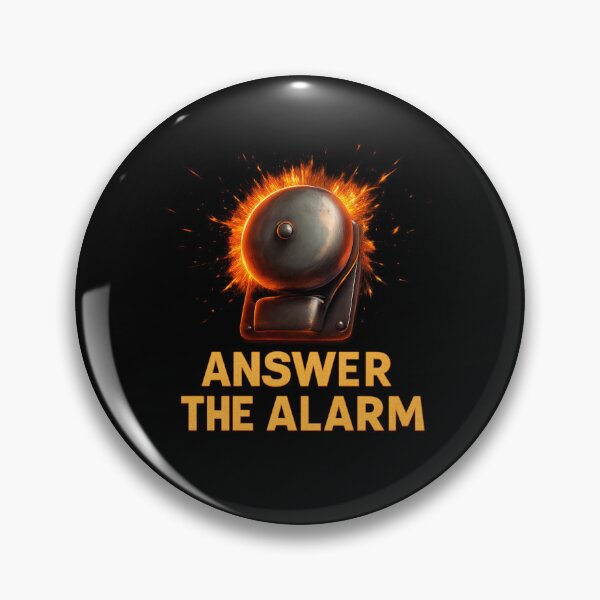 Item preview, Answer the Alarm - Explosive Firefighter Emergency Graphic designed and sold by MKreative Studio.