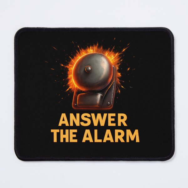 Item preview, Answer the Alarm - Explosive Firefighter Emergency Graphic designed and sold by MKreative Studio.