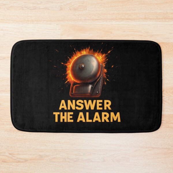 Item preview, Answer the Alarm - Explosive Firefighter Emergency Graphic designed and sold by MKreative Studio.