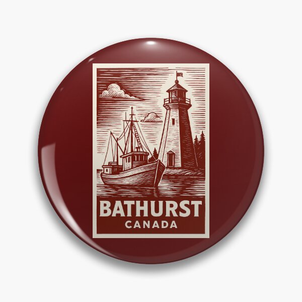 Item preview, Bathurst Canada Linocut Style  designed and sold by Thistle-TShop.