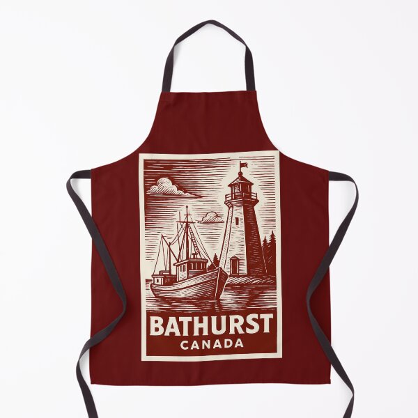 Item preview, Bathurst Canada Linocut Style designed and sold by Thistle-TShop.