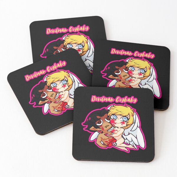 Item preview, Cute Couple Devilman Crybaby Chibi Theme designed and sold by Allegrisham.