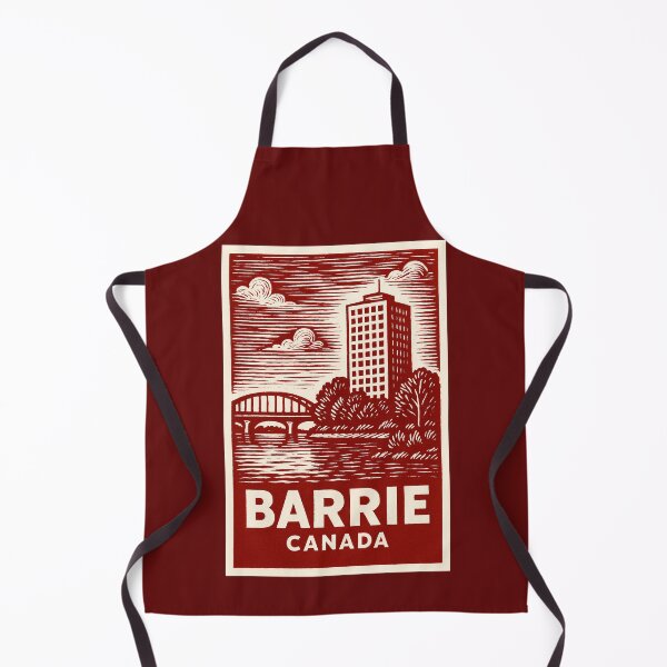 Item preview, Barrie Canada Linocut Style designed and sold by Thistle-TShop.