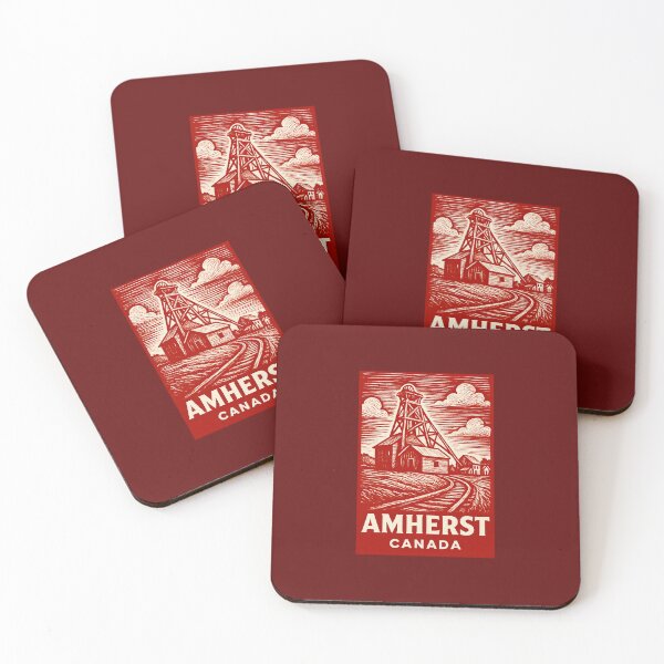 Item preview, Amherst Canada Linocut Style  designed and sold by Thistle-TShop.