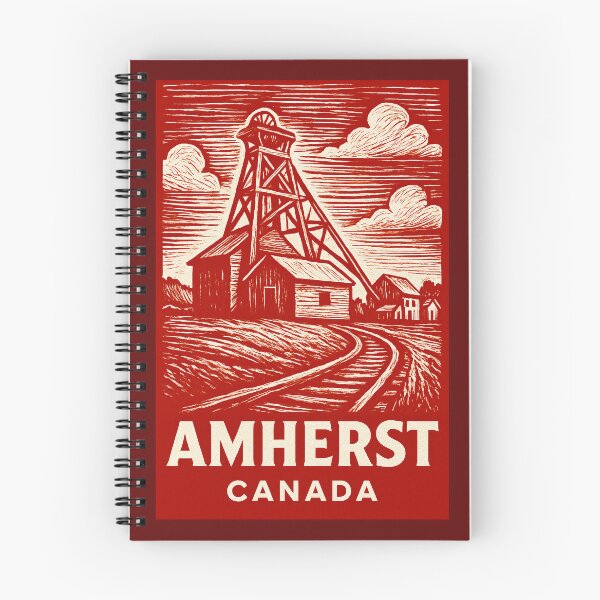 Item preview, Amherst Canada Linocut Style  designed and sold by Thistle-TShop.