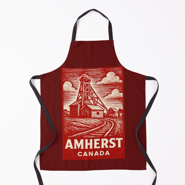 Item preview, Amherst Canada Linocut Style designed and sold by Thistle-TShop.