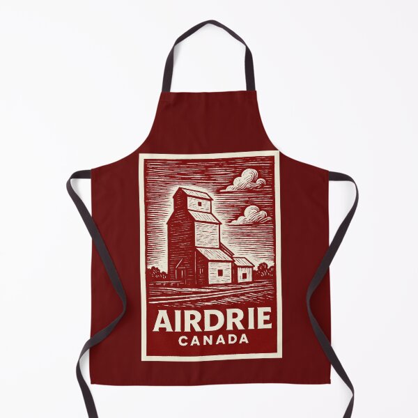 Item preview, Airdrie Canada Linocut Style designed and sold by Thistle-TShop.