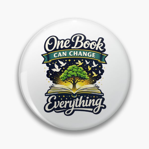 Item preview, One Book Can Change Everything – Inspirational Reading Quote | Book Lover Graphic Tee & Gifts designed and sold by Teetreasure2.