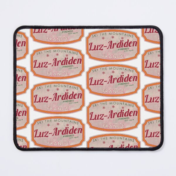 Item preview, Luz-Ardiden, France, Pyrénées, Ski, textured skiing badge designed and sold by Wanderful-roads.