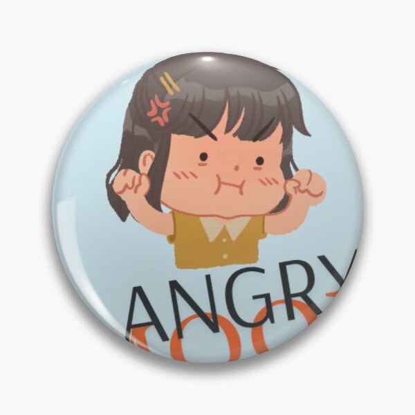 Item preview, Stay Away - Angry Mood Girl Illustration designed and sold by GunnuDesigns.