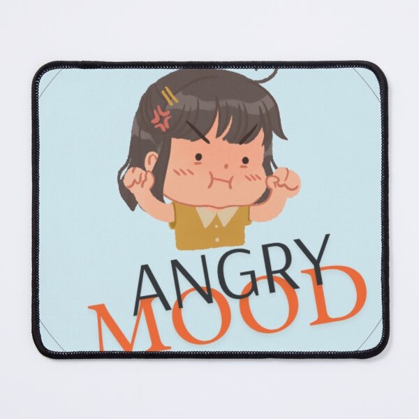 Item preview, Stay Away - Angry Mood Girl Illustration designed and sold by GunnuDesigns.