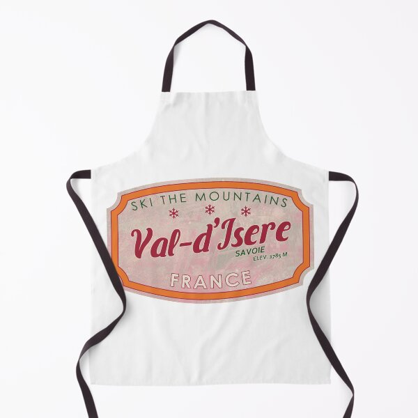 Item preview, Val-d'Isère, France, Savoie, Ski, textured skiing badge designed and sold by Wanderful-roads.