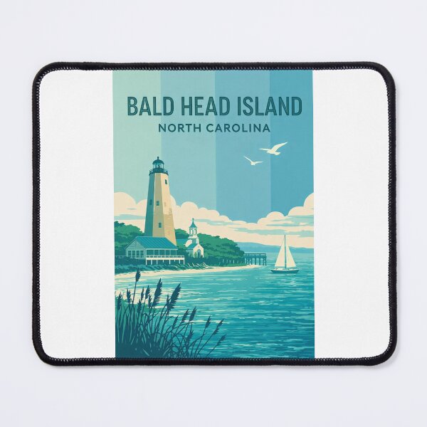 Item preview, Bald Head Island Lighthouse, Cape Fear Coast, North Carolina designed and sold by Places On Earth.