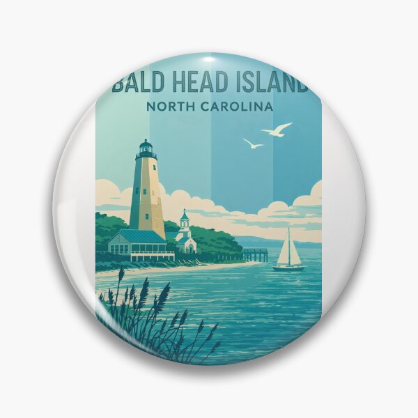 Item preview, Bald Head Island Lighthouse, Cape Fear Coast, North Carolina designed and sold by Places On Earth.