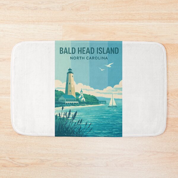 Item preview, Bald Head Island Lighthouse, Cape Fear Coast, North Carolina designed and sold by Places On Earth.