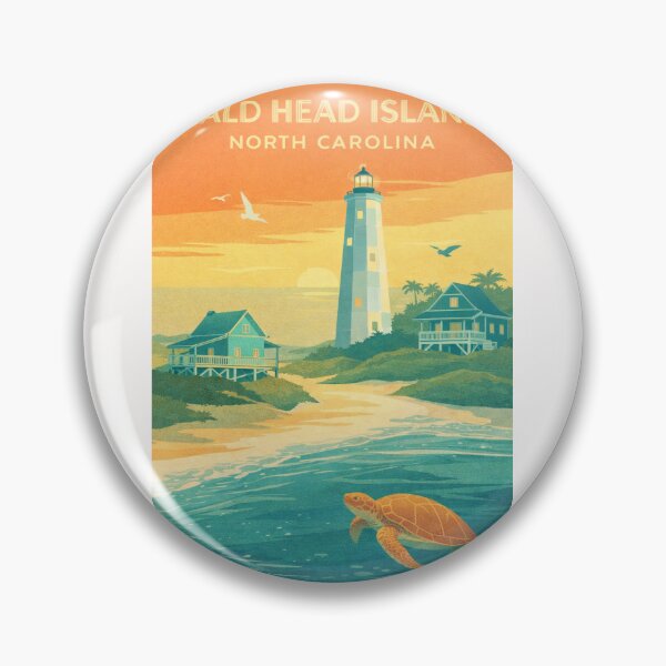 Item preview, Bald Head Island Sunset, Old Baldy and Cape Fear River designed and sold by Places On Earth.