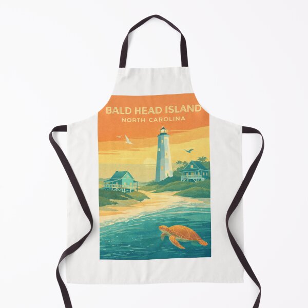 Item preview, Bald Head Island Sunset, Old Baldy and Cape Fear River designed and sold by Places On Earth.