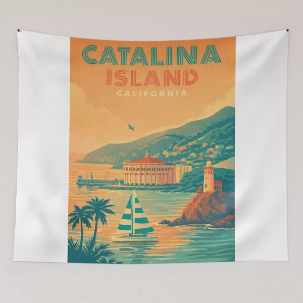 Item preview, Catalina Island Harbor, Avalon Bay, California designed and sold by Places On Earth.