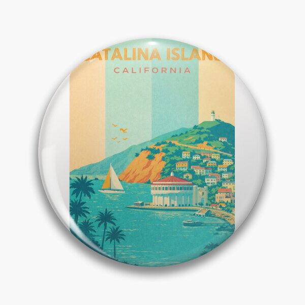 Item preview, Catalina Island Hillside, Avalon and Casino Point designed and sold by Places On Earth.