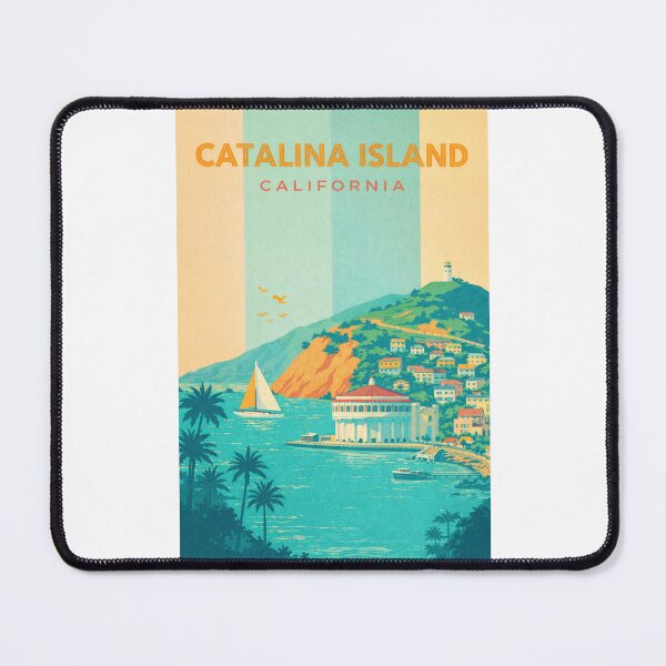 Item preview, Catalina Island Hillside, Avalon and Casino Point designed and sold by Places On Earth.