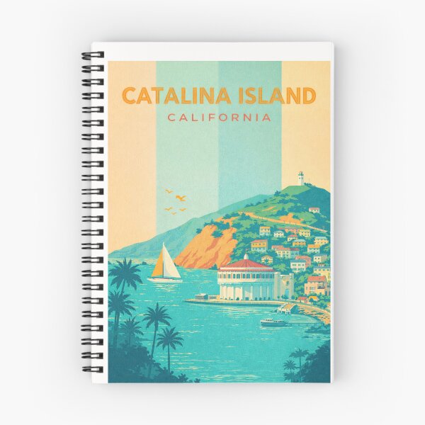 Item preview, Catalina Island Hillside, Avalon and Casino Point designed and sold by Places On Earth.