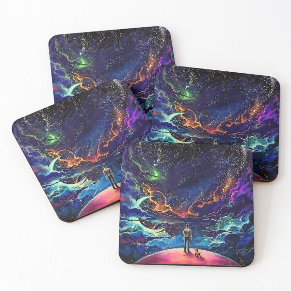 Item preview, Stargazing with My Best Friend - Cosmic Dream Art designed and sold by Midnight Nebula.