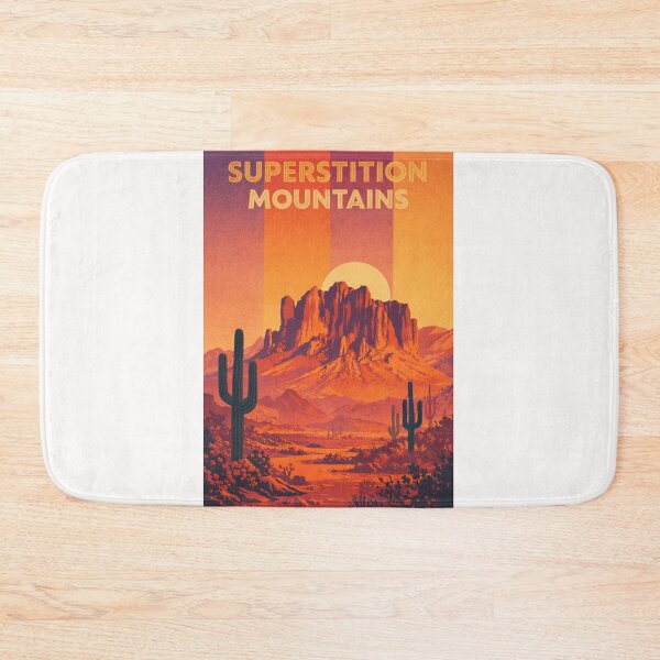 Item preview, Superstition Mountains, Sonoran Desert, Arizona designed and sold by Places On Earth.