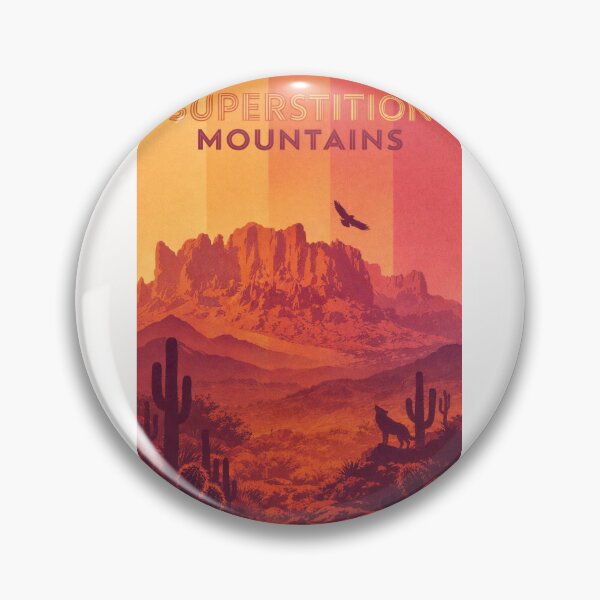 Item preview, Superstition Mountains at Dusk, Lost Dutchman Region designed and sold by Places On Earth.