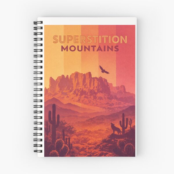 Item preview, Superstition Mountains at Dusk, Lost Dutchman Region designed and sold by Places On Earth.