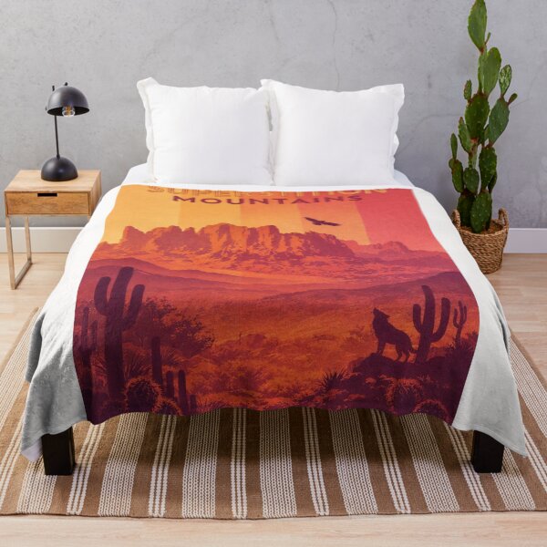 Item preview, Superstition Mountains at Dusk, Lost Dutchman Region designed and sold by Places On Earth.