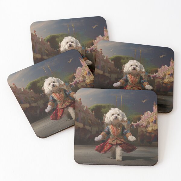 Item preview, Havanese Maharaja - Royal Bollywood Silk Dog Art designed and sold by Tommy-Ellie.