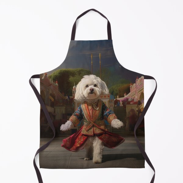 Item preview, Havanese Maharaja - Royal Bollywood Silk Dog Art designed and sold by Tommy-Ellie.