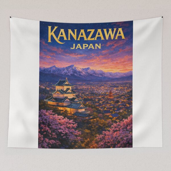 Item preview, Kanazawa Nightscape, Kanazawa Castle and City Lights designed and sold by Places On Earth.