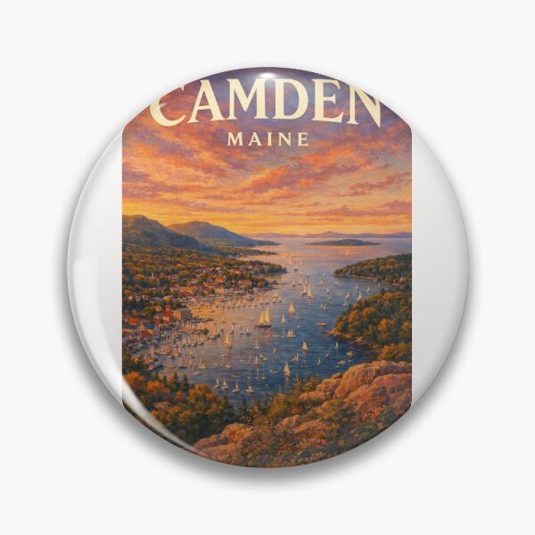 Item preview, Camden Harbor and Penobscot Bay, Midcoast Maine designed and sold by Places On Earth.