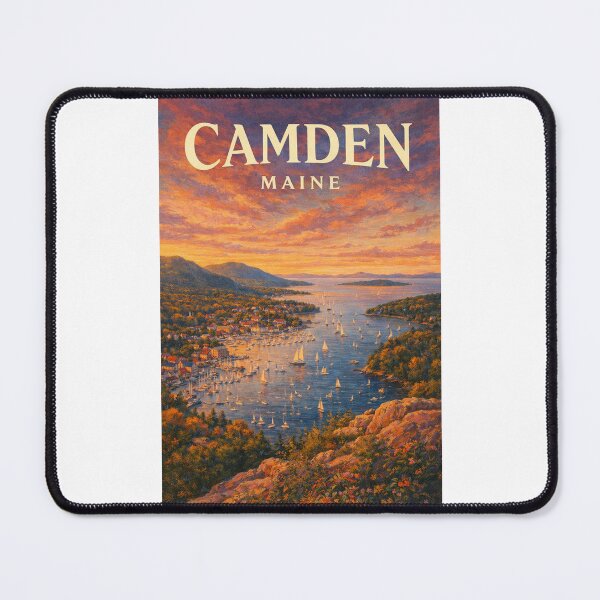 Item preview, Camden Harbor and Penobscot Bay, Midcoast Maine designed and sold by Places On Earth.
