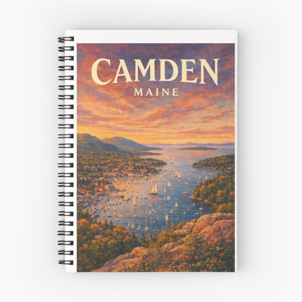 Item preview, Camden Harbor and Penobscot Bay, Midcoast Maine designed and sold by Places On Earth.