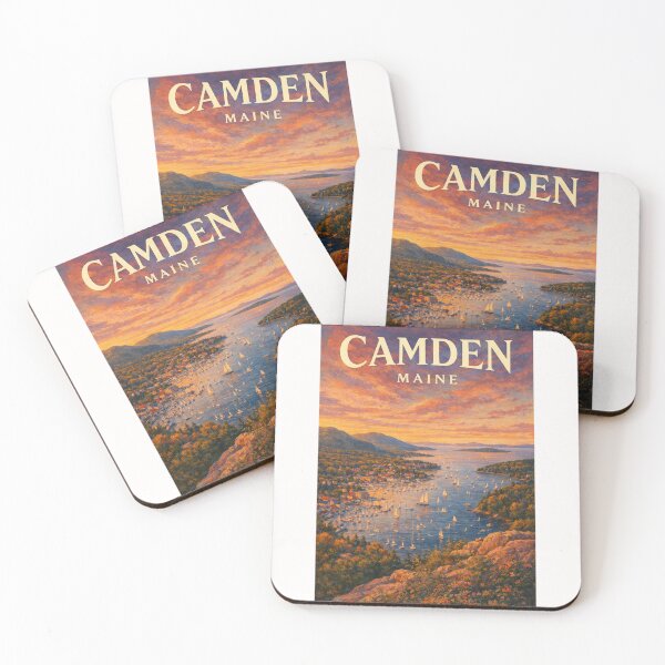 Item preview, Camden Harbor and Penobscot Bay, Midcoast Maine designed and sold by Places On Earth.