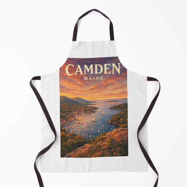 Item preview, Camden Harbor and Penobscot Bay, Midcoast Maine designed and sold by Places On Earth.