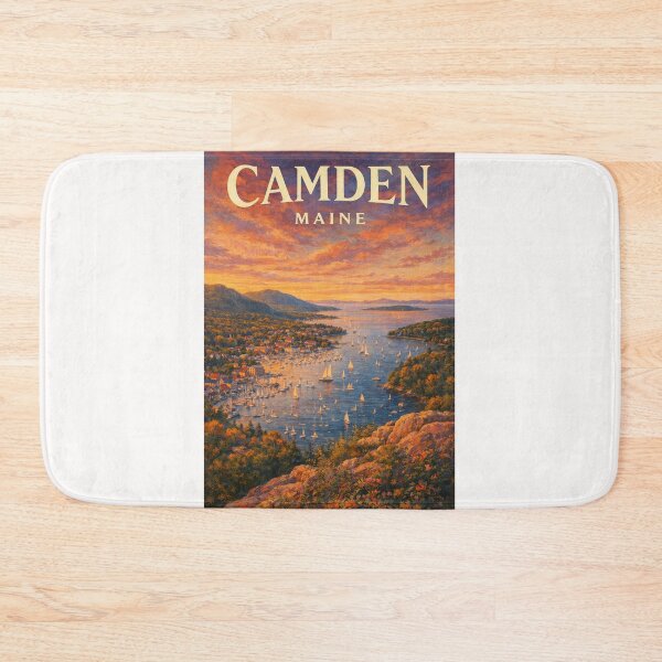Item preview, Camden Harbor and Penobscot Bay, Midcoast Maine designed and sold by Places On Earth.