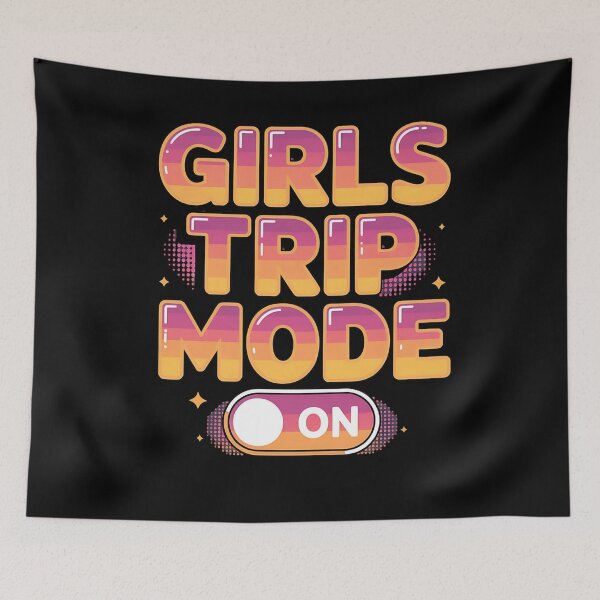 Item preview, girls cabin trip - mountain weekend - cozy getaway - hot cocoa squad - hiking besties - desert girls trip - cactus crew - sunset vibes - stargazer weekend - road trip energy - girls road trip designed and sold by JansenGS.