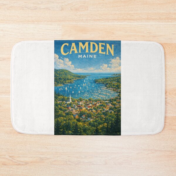 Item preview, Camden Harbor Overlook, Penobscot Bay and Camden Hills designed and sold by Places On Earth.