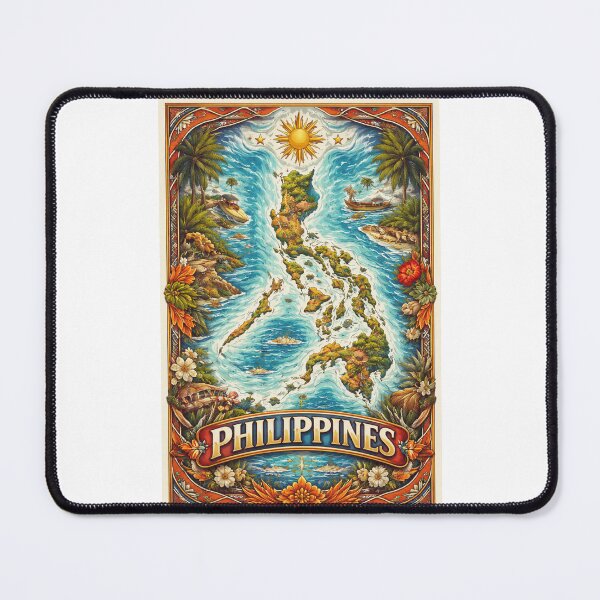 Item preview, Philippine Archipelago Map, Southeast Asia designed and sold by Places On Earth.