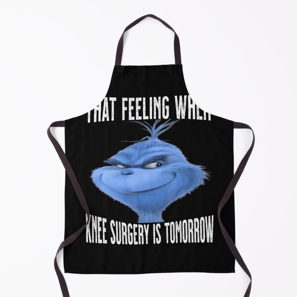 Item preview, That Feeling When Knee Surgery Is Tomorrow Funny Meme T-Shirt designed and sold by VillociShop.
