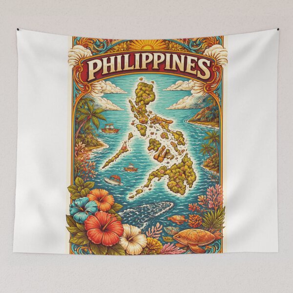 Item preview, Philippine Islands Overview, Luzon, Visayas, and Mindanao designed and sold by Places On Earth.